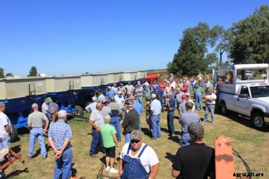Grain wagons at auction